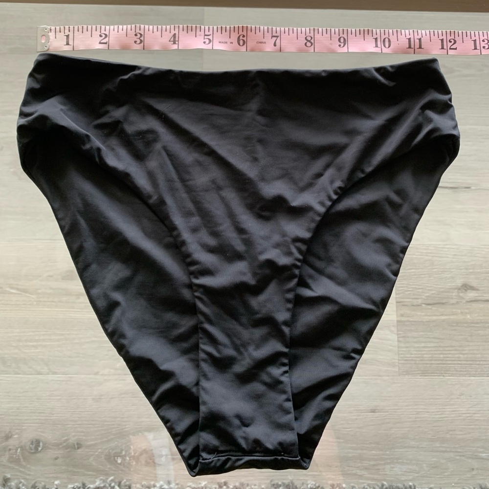 Black High-Waisted Bikini Bottom